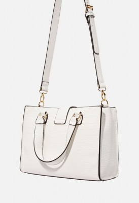 L. Weekend in Venice Satchel - Natural-White
