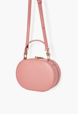 L. Oval You Around Crossbody Bag - Pink