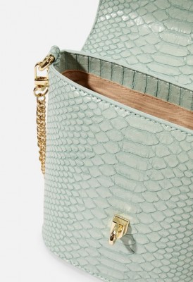 L. Bamboo Binocular Crossbody Bag - Mint