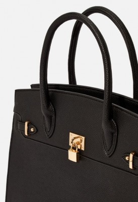 L. Lock Down Satchel - Black