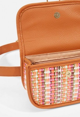 L. Island Trek Crossbody Bag - Multi Straw