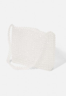 L. Clearly Beaded Shoulder Bag