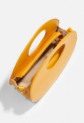 L. Circle Crossbody Bag - Mustard