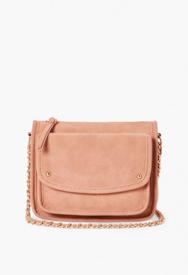 L. Sticked Up Compartment Crossbody Bag - Blush