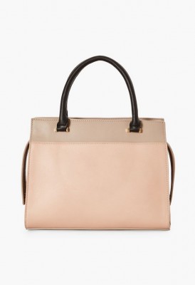 L. Colorblock Satchel - Blush Multi