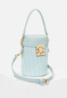 L. Summer Cantina Crossbody Bag - Light Blue