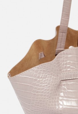 L. Bowed Out Tote - Lilac